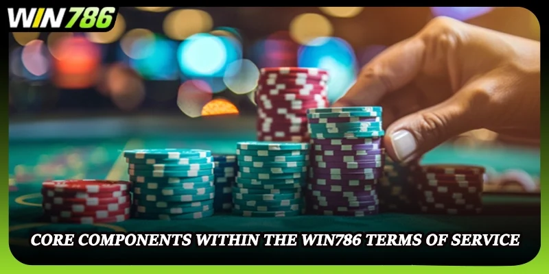 Core components within the WIN786 terms of service