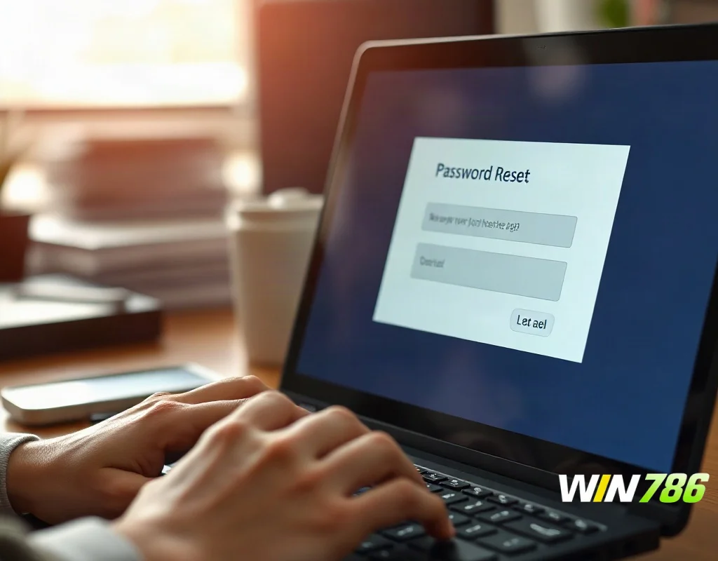 Step-by-step password reset process for online account recovery