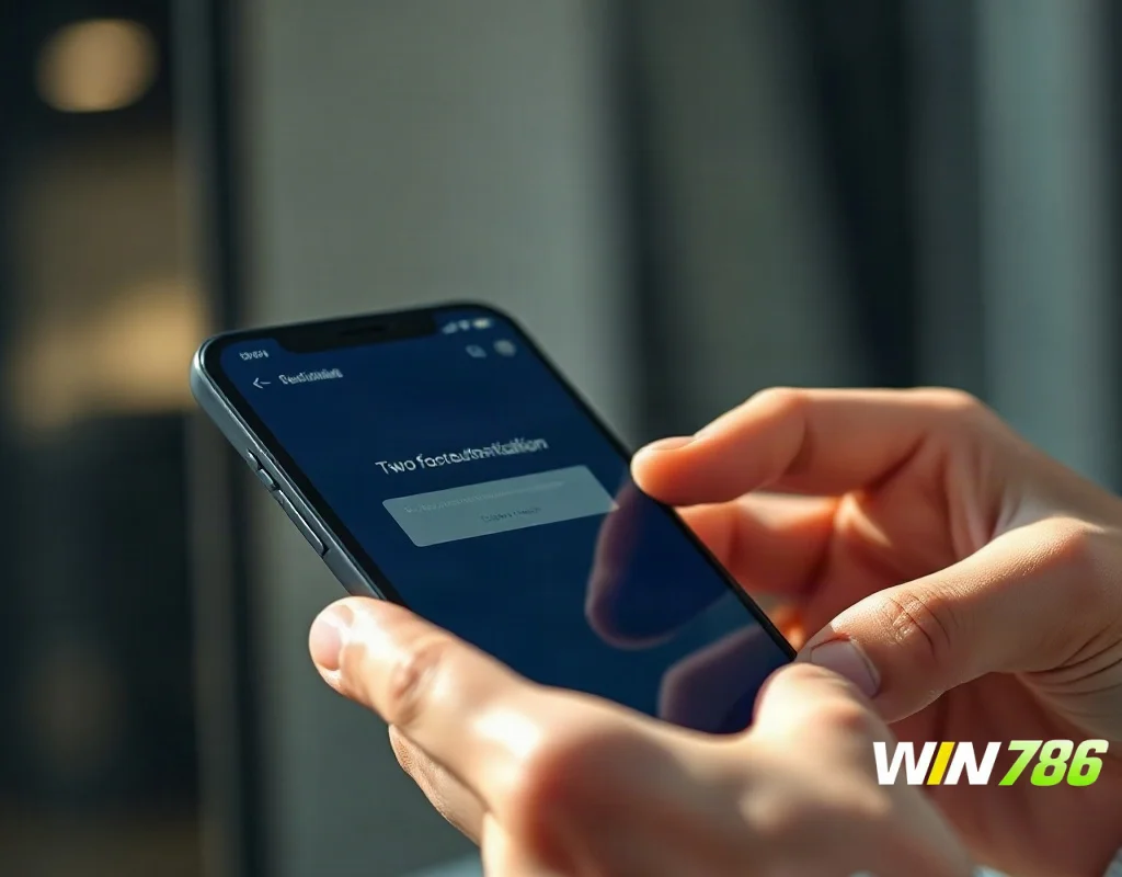 Enabling two-factor authentication to protect online casino account