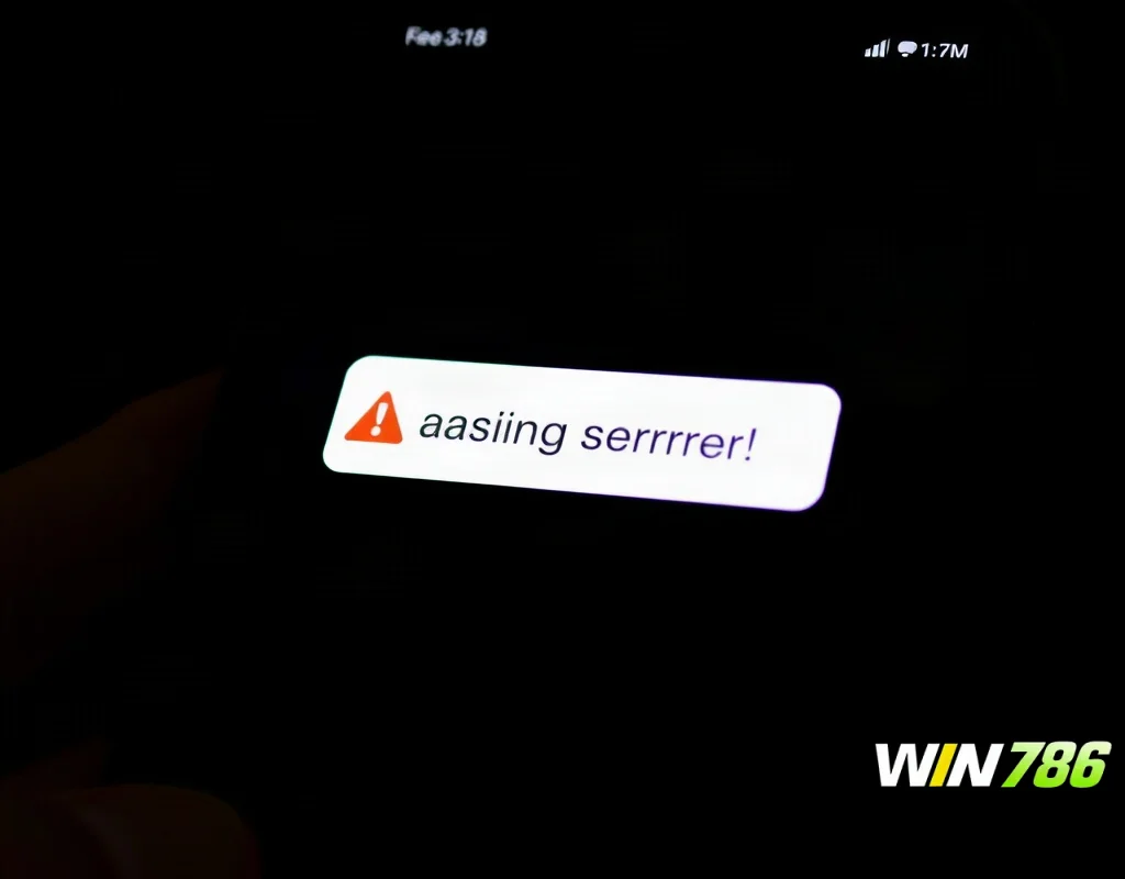 Android parsing error message on smartphone screen