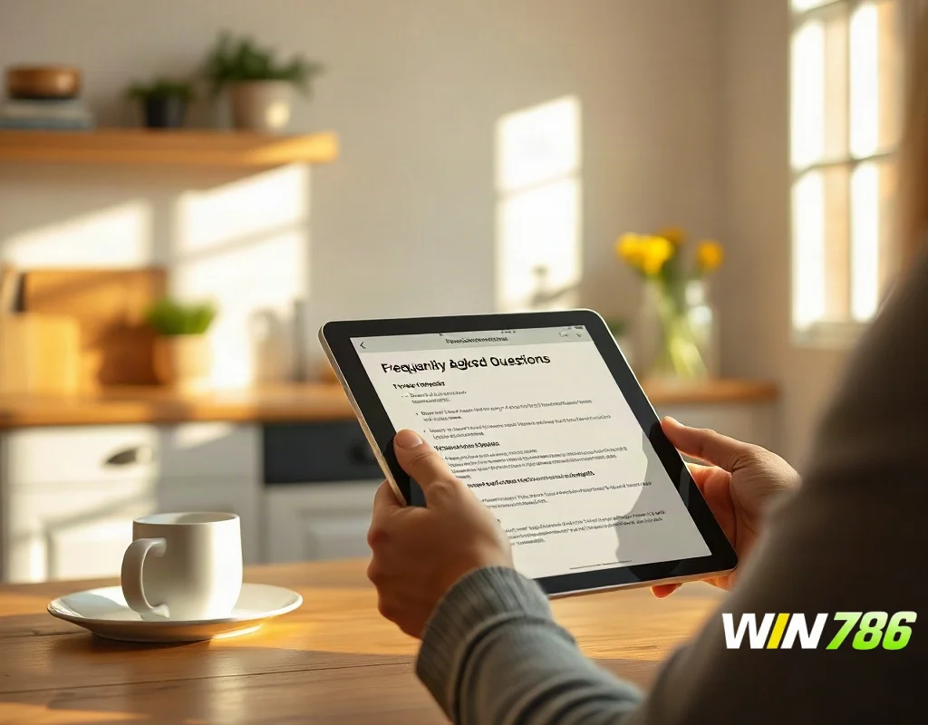 Reader checking FAQ answers about betting customer care and withdrawal times