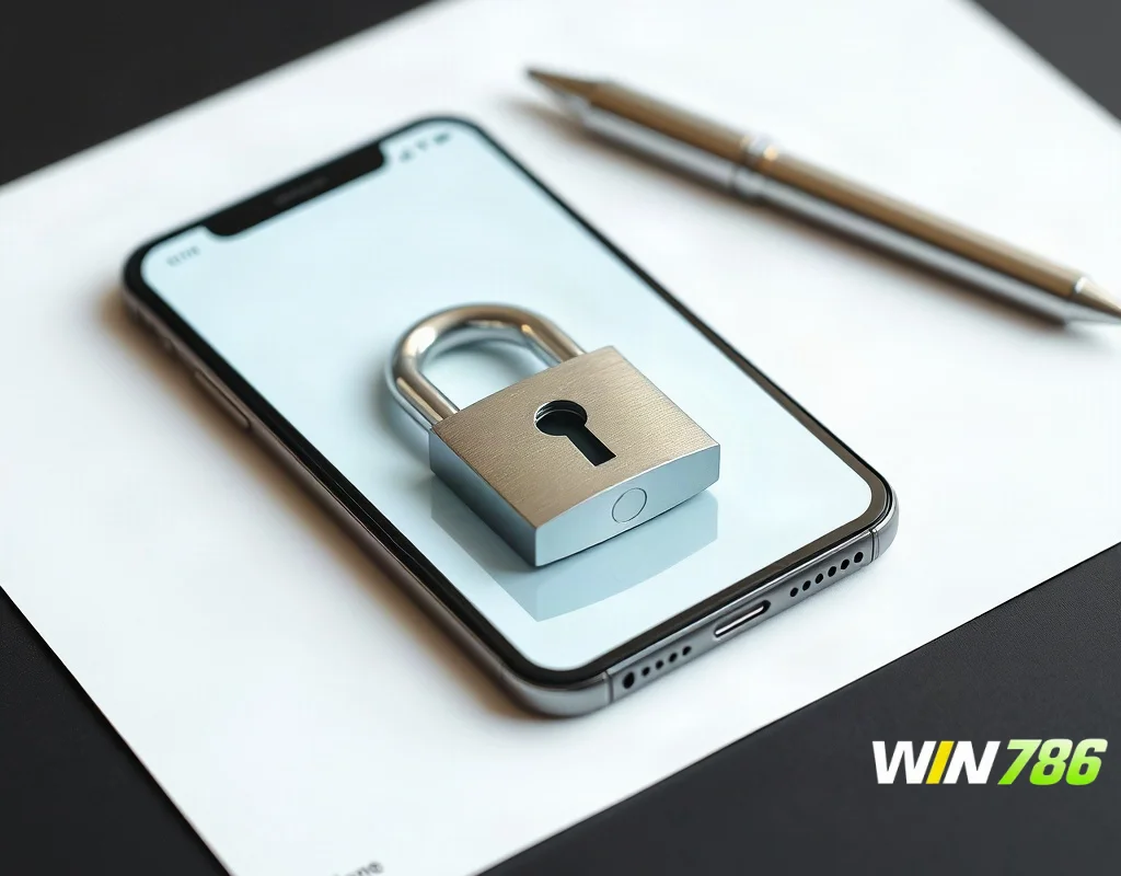 Padlock and phone representing licence verification and payout safety checks at an online casino