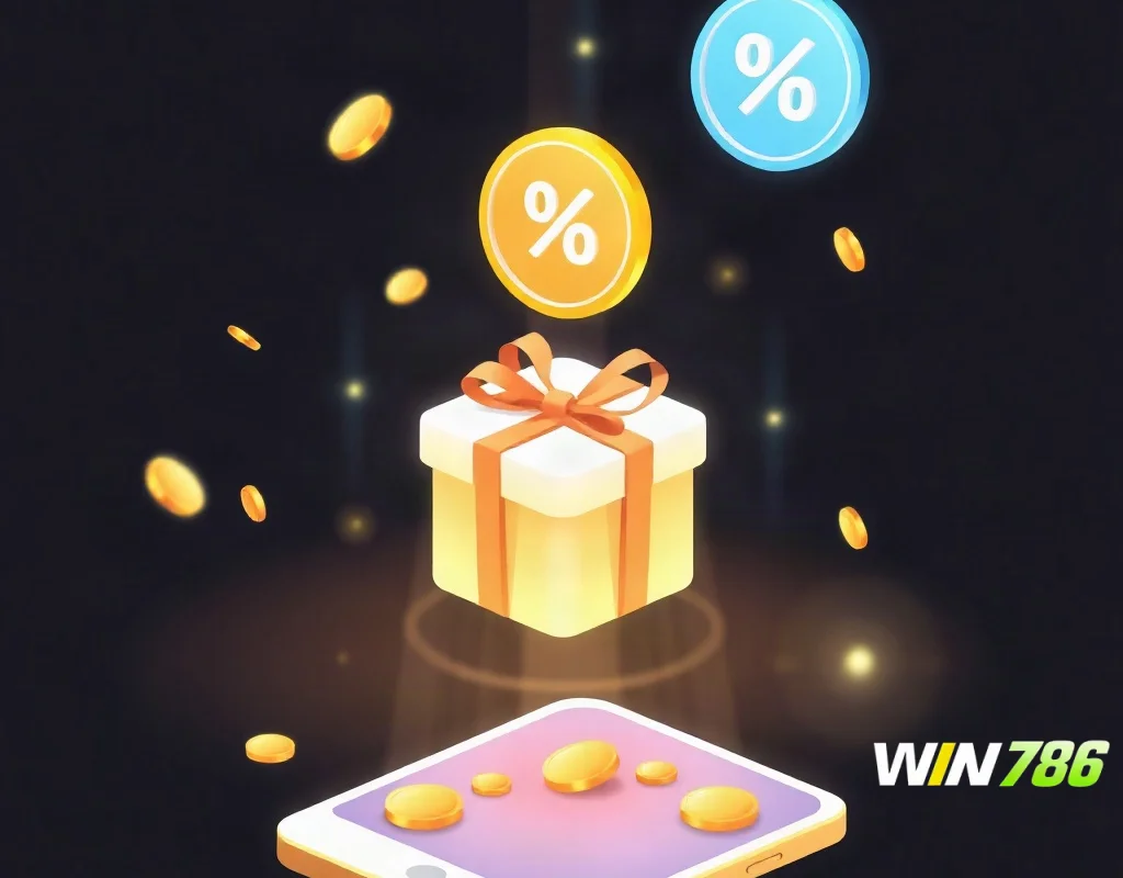 WIN786 Easypaisa deposit bonus and welcome offer illustration