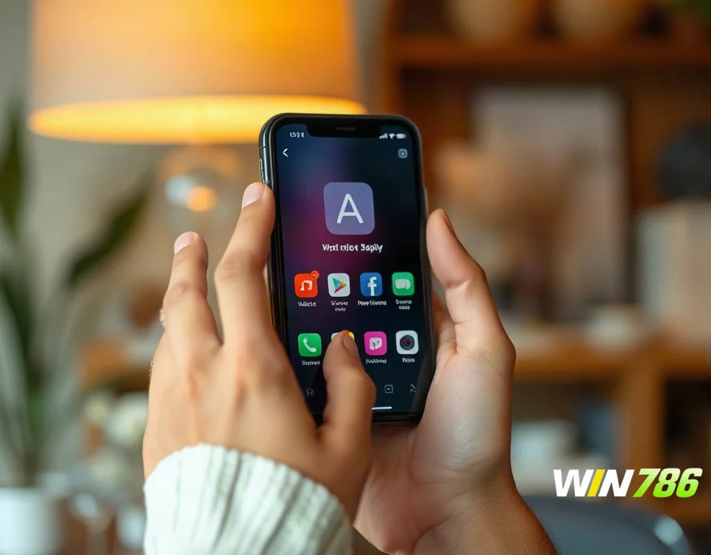 Hands installing a mobile app on a smartphone for a step-by-step download guide