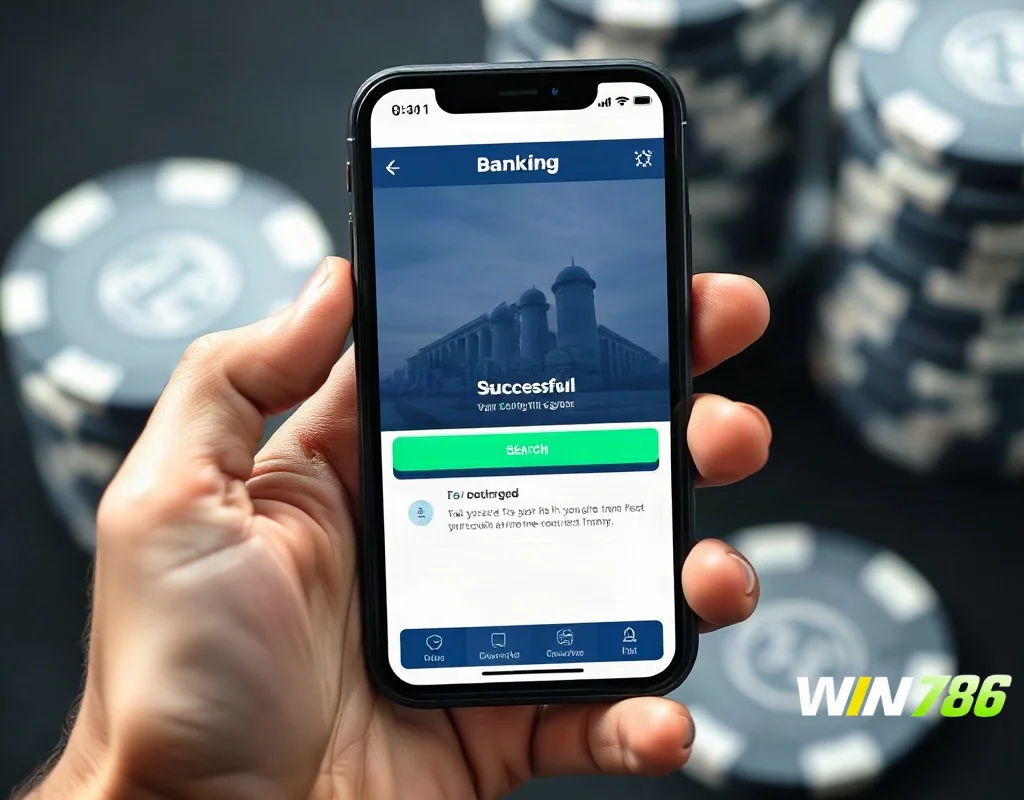 WIN786 withdrawal speed test: fast bank transfer on mobile