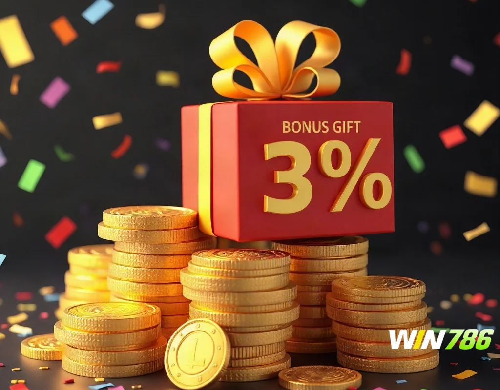 Welcome bonus coins and gift box for WIN786 Teen Patti game
