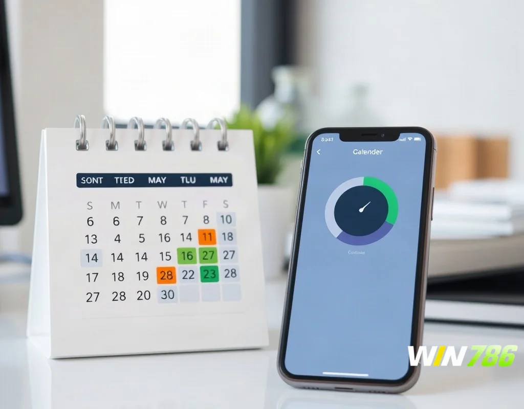 Clock and calendar representing payout processing timelines for withdrawals
